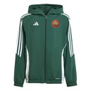 Jnr HRAFC Players Windbreaker Dark Green|White
