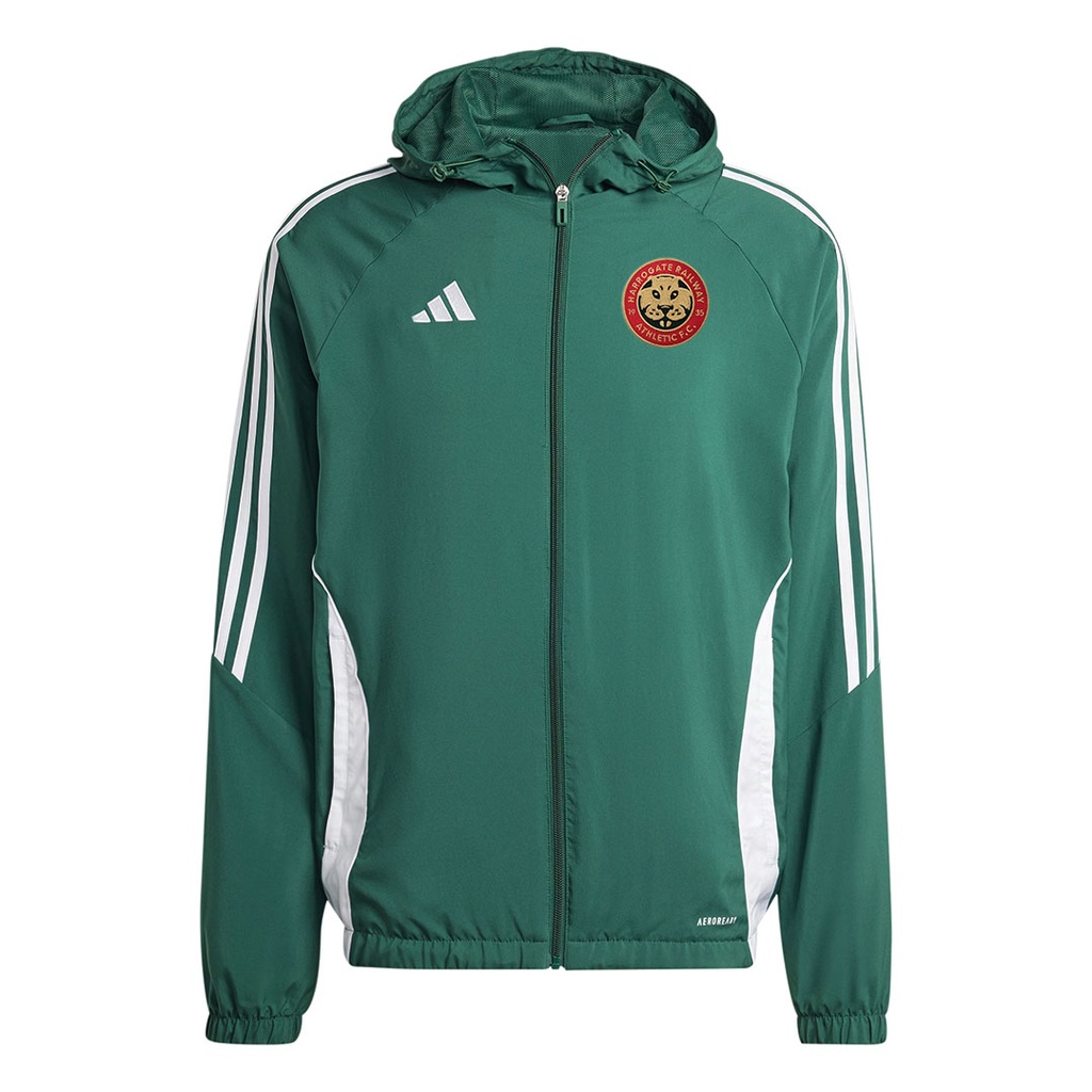 HRAFC Players Windbreaker Dark Green|White