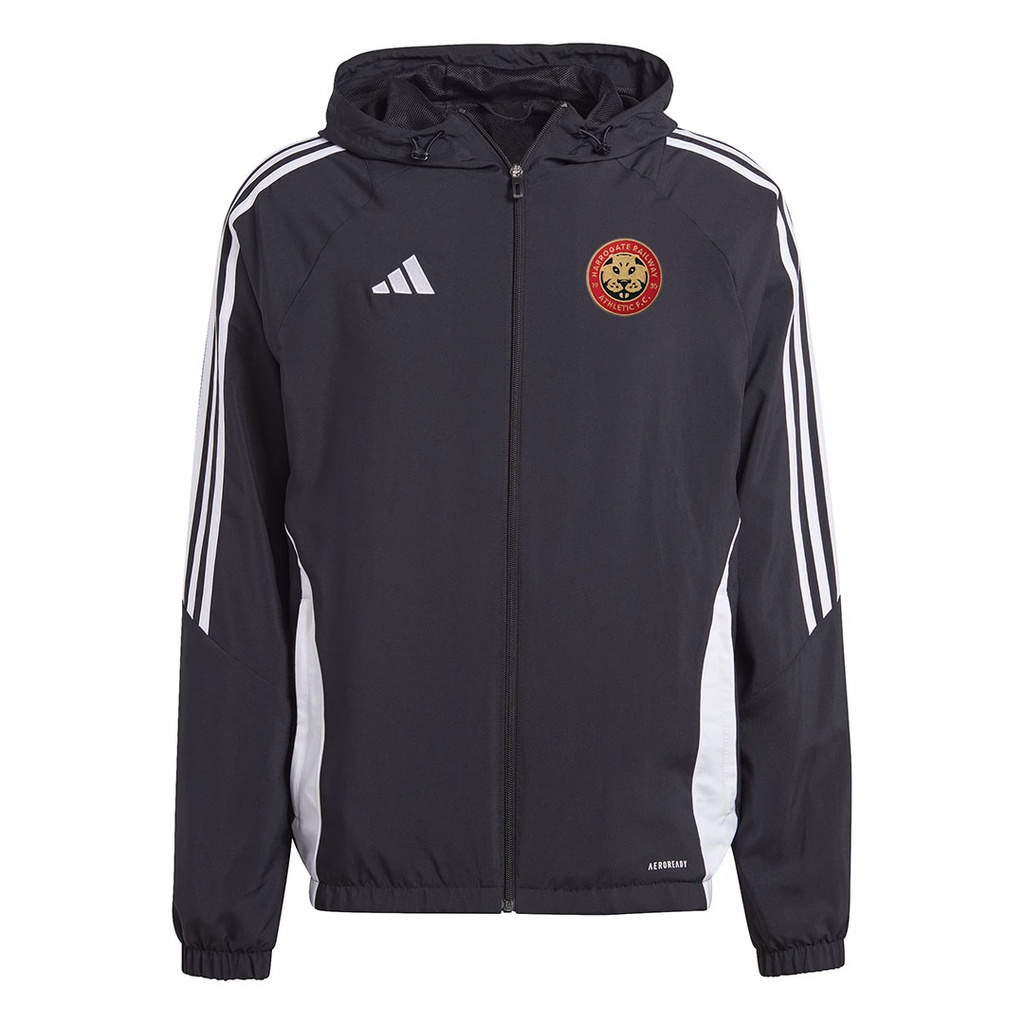 HRAFC Coaches Windbreaker Black|White